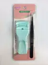 Black stainless steel precision pointed eyelash curler details Picture